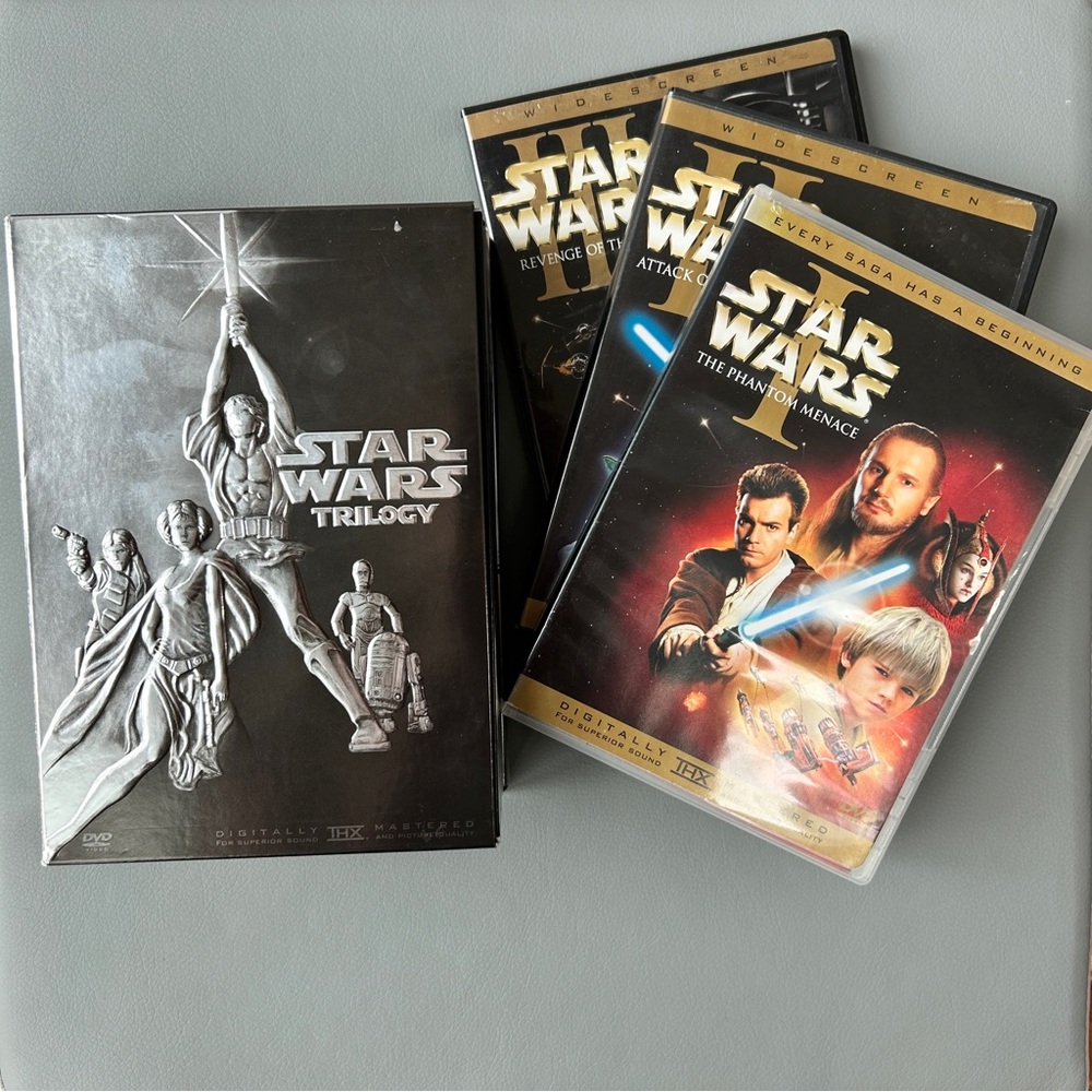 Star Wars Trilogy and Prequel Box DVD Set - Episodes 1-6